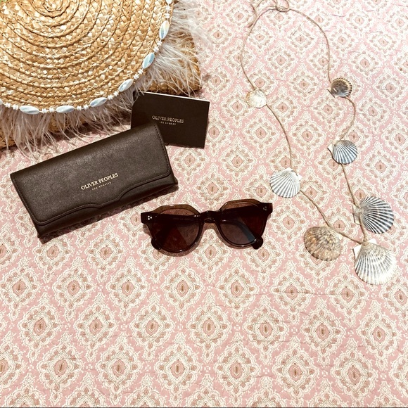 Oliver Peoples Brown Irven Sunglasses lightly used in case - Picture 1 of 16